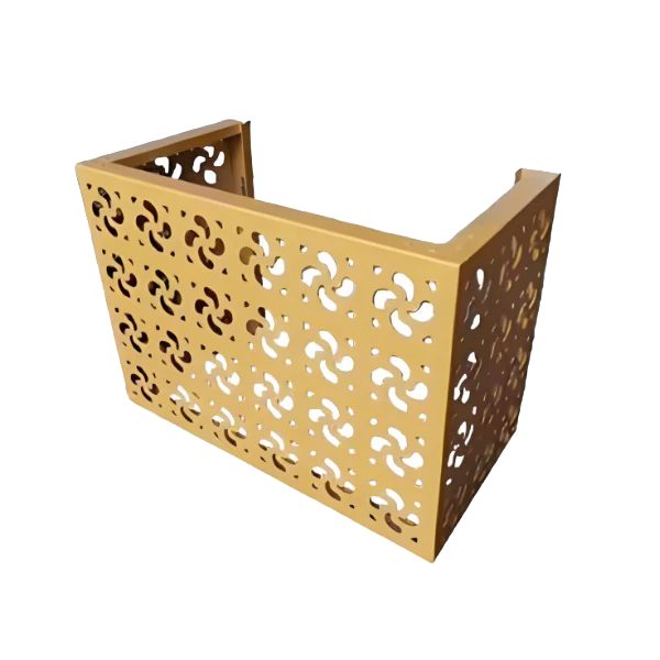 艺术镂空铝合金空调罩